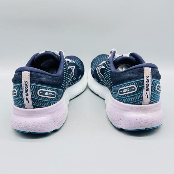 Brooks Shoes Womens 9.5 D Blue Glycerin 20 Mesh Road Running Athletic Sneakers - Picture 7 of 11